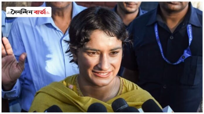 Haryana Election Result Vinesh Phogat Wins in Haryana Elections, Defeats BJP Candidate Yogesh Kumar