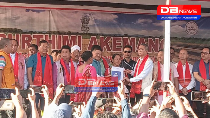 West Karbi Anglong: ১৯৫১ চনৰ আগত অহা সকলোৱে পাব ভূমিপট্টাঃ তুলিৰাম ৰংহাং