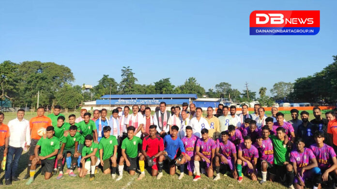 Football Tournament:সিন্ধুৰা হাজৰিকা সোঁৱৰণী প্ৰাইজমানি ফুটবল প্ৰতিযোগিতা