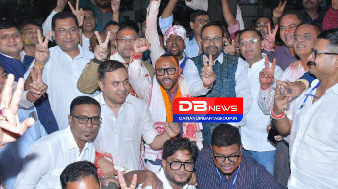 BJP wins in Samaguri:চামগুৰিত বিজেপিৰ প্ৰাৰ্থী দিপ্লুৰঞ্জন শৰ্মা জিকাৰ আঁৰত সংখ্যালঘু ভোটাৰ