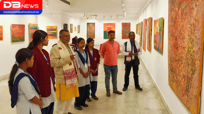 Solo Painting Exhibition:শ্ৰীমন্ত শংকৰদেৱ কলাক্ষেত্ৰত চিত্ৰশিল্পী পুষ্প গগৈৰ একক চিত্ৰ প্ৰদৰ্শনী